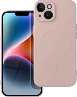 Plus HU9145576279823 Iphone 15 plus telefontok - magsafe kompatibilis púder pink szilikon hátlap kép