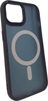 Plus HU9145576280096 Iphone 15 plus telefontok - magsafe kompatibilis kék áttetsző műanyag kép