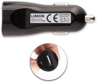 Lumann MC00529 Lumann 1a usb autós töltő, fekete kép