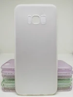 Samsung MC01109 Samsung galaxy s8 plus g955 telefontok - fehér áttetsző pastel szilikon tok kép