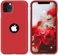 Max MC01937 Iphone 11 pro max telefontok - piros szilkon tok kép