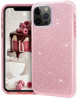 Pro MC15341-2 Iphone 12 pro telefontok - pink shiny tok kép