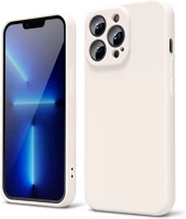 Pro MC17487 Iphone 13 pro telefontok - pastel - csontfehér szilikon hátlap tok kép