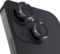 Plus MC21973-2 Iphone 14 plus - metal - üveg, kameralencse védőkeret - fekete kép