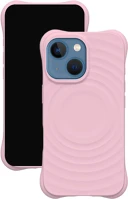 Wave MC24329 Iphone 14 telefontok - pastel wave - magsafe kompatibilis pink szilikon kép