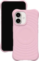 Wave MC24363 Iphone 16 telefontok - pastel wave - magsafe kompatibilis pink szilikon kép