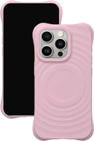 Wave MC24369 Iphone 16 pro telefontok - pastel wave - magsafe kompatibilis pink szilikon kép