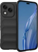 Honor MC25108 Honor 400 lite 5g telefontok - pastel armor - fekete szilikon hátlap tok kép