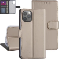 Pro NT-31-442-2 Iphone 12 pro telefontok - arany ráhajtófüles könyvtok kép