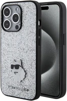 Karl lagerfeld NT3666339165291 Telefontok iphone 15 pro - karl lagerfeld - fixed glitter c logo metal pin kép