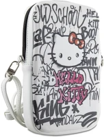 Hello kitty NT3666339190224 Hello kitty graffiti telefontok - univerzális telefontartó táska, fehér kép