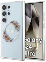 Samsung NT3666339241711 Telefontok samsung galaxy s24 ultra - guess flowers wreath - átlátszó kép