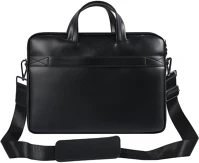 Uniq NT8719273161296 Uniq laptop táska - 15,6-os fekete bőr laptop táska kép