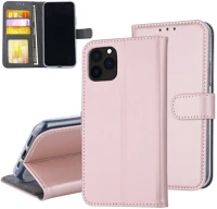 Pro NT8719273297223 Iphone 11 pro telefontok - rosegold ráhajtófüles könyvtok kép