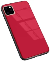 Forcell PT5903396017056 Iphone 11 pro max telefontok - forcell piros üveg hátlaptok kép