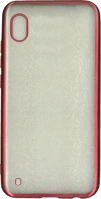 Samsung PT5903396039966 Samsung galaxy a10 telefontok - piros keretes, áttetsző szilikon tok kép