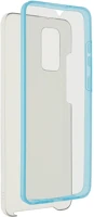 Samsung PT5903396047923 Samsung galaxy s20 ultra telefontok - átlátszó kék keretes szilikon kép