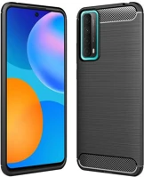 Forcell PT5903396080753 Huawei p smart 2021 telefontok - forcell carbon fekete szilikon tok kép