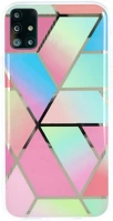 Samsung PT5903396086373 Samsung galaxy m51 telefontok - cosmo marble d4 - színes mintás műanyag kép