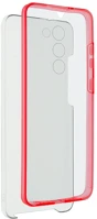 Samsung PT5903396092596 Samsung galaxy s21+ (s21 plus) telefontok - átlátszó piros keretes kép