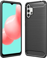 Samsung PT5903396096068 Samsung galaxy a32 5g telefontok - forcell carbon fekete szilikon tok kép