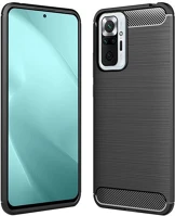 Xiaomi PT5903396107351 Xiaomi redmi note 10 pro / note 10 pro max telefontok - carbon fiber fekete kép