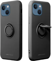 Roar PT5903396125119 Iphone 13 mini telefontok - roar amber fekete szilikon tok, kitámasztó kép