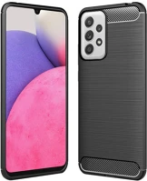 Samsung PT5903396142413 Samsung galaxy a33 5g telefontok - forcell carbon fekete szilikon tok kép