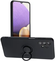 Samsung PT5903396150555 Samsung galaxy a53 5g telefontok - grip fekete szilikon tok, kitámasztó kép