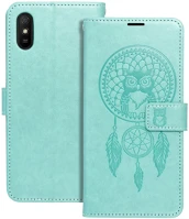 Xiaomi PT5903396157608 Xiaomi redmi 9a / 9at telefontok - mezzo bagoly mintás zöld mágneses kép