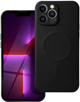 Max PT5903396162350 Iphone 13 pro max telefontok - magsafe kompatibilis fekete szilikon tok kép