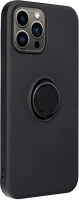 Forcell PT5903396164040 Iphone 14 pro max telefontok - forcell silicone ring fekete tok kép