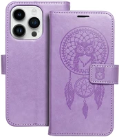 Max PT5903396166112 Iphone 14 pro max telefontok - mezzo bagoly mintás lila mágneses szilikon kép