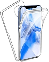 Max PT5903396166365 Iphone 14 pro max telefontok - átlátszó szilikon előlap + plexi hátlap kép