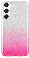 Samsung PT5903396187957 Samsung galaxy s23+ (s23 plus) telefontok - ezüst / pink shiny tok kép