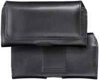 Univerzális PT5903396200977 Royal telefontok - fekete övre erősíthető univerzális bőr tok (16 kép