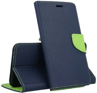 Xiaomi PT5903396202544 Xiaomi redmi 12c telefontok - fancy kék / zöld szilikon keretes könyvtok kép