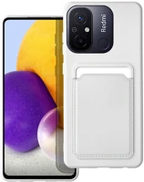 Forcell PT5903396203220 Xiaomi redmi 12c telefontok - forcell card - fehér kártyatartós szilikon kép