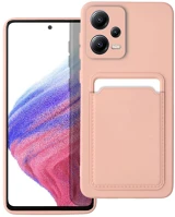 Forcell PT5903396205095-2 Xiaomi poco x5 5g telefontok - forcell card - pink kártyatartós szilikon kép