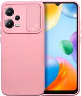 Xiaomi PT5903396207419 Xiaomi redmi note 12 5g telefontok - slider csúsztatható kameravédős pink kép