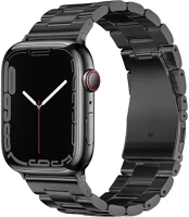Apple PT5903396222566 Apple watch 38 / 40 / 41 mm okosóra szíj - f- design fa10 - fekete fém kép