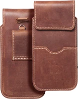 Univerzális PT5903396223969 Royal telefontok- univerzális barna, övre erősíthető bőr tok (10,8x19 kép