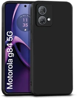 Motorola PT5903396230356 Motorola moto g84 5g telefontok - fekete szilikon hátlap tok kép