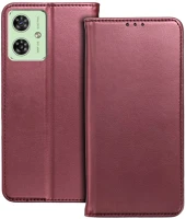 Motorola PT5903396232480 Motorola moto g54 5g telefontok - smart magnetic burgundy szilikon keretes kép