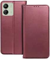 Xiaomi PT5903396257193-2 Xiaomi poco c65 telefontok - smart magnetic burgundy szilikon keretes kép