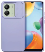 Xiaomi PT5903396262982-2 Xiaomi poco c65 telefontok - slider csúsztatható kameravédős kékeslila kép