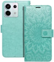 Xiaomi PT5903396278747-2 Telefontok xiaomi poco x6 5g - mezzo mandala mintás zöld mágneses szilikon kép
