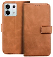 Forcell PT5903396281006-2 Telefontok xiaomi poco x6 5g - forcell tender barna ráhajtófüles könyvtok kép