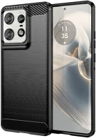 Motorola PT5903396303388 Motorola edge 50 pro 5g telefontok - carbon fiber - fekete szilikon hátlap kép