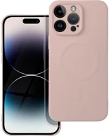 Pro PT5903396304033 Iphone 16 pro telefontok - magsafe kompatibilis púder pink szilikon hátlap kép